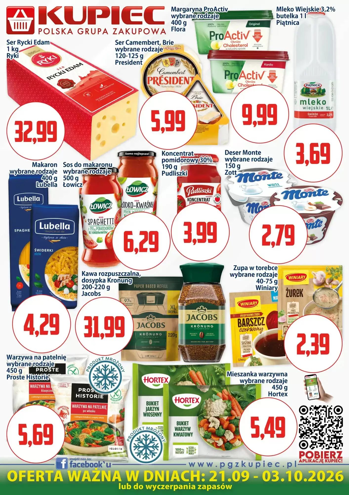 Gazetka promocyjna Kupiec  ważna od 21.09.2026 - Strona 1.