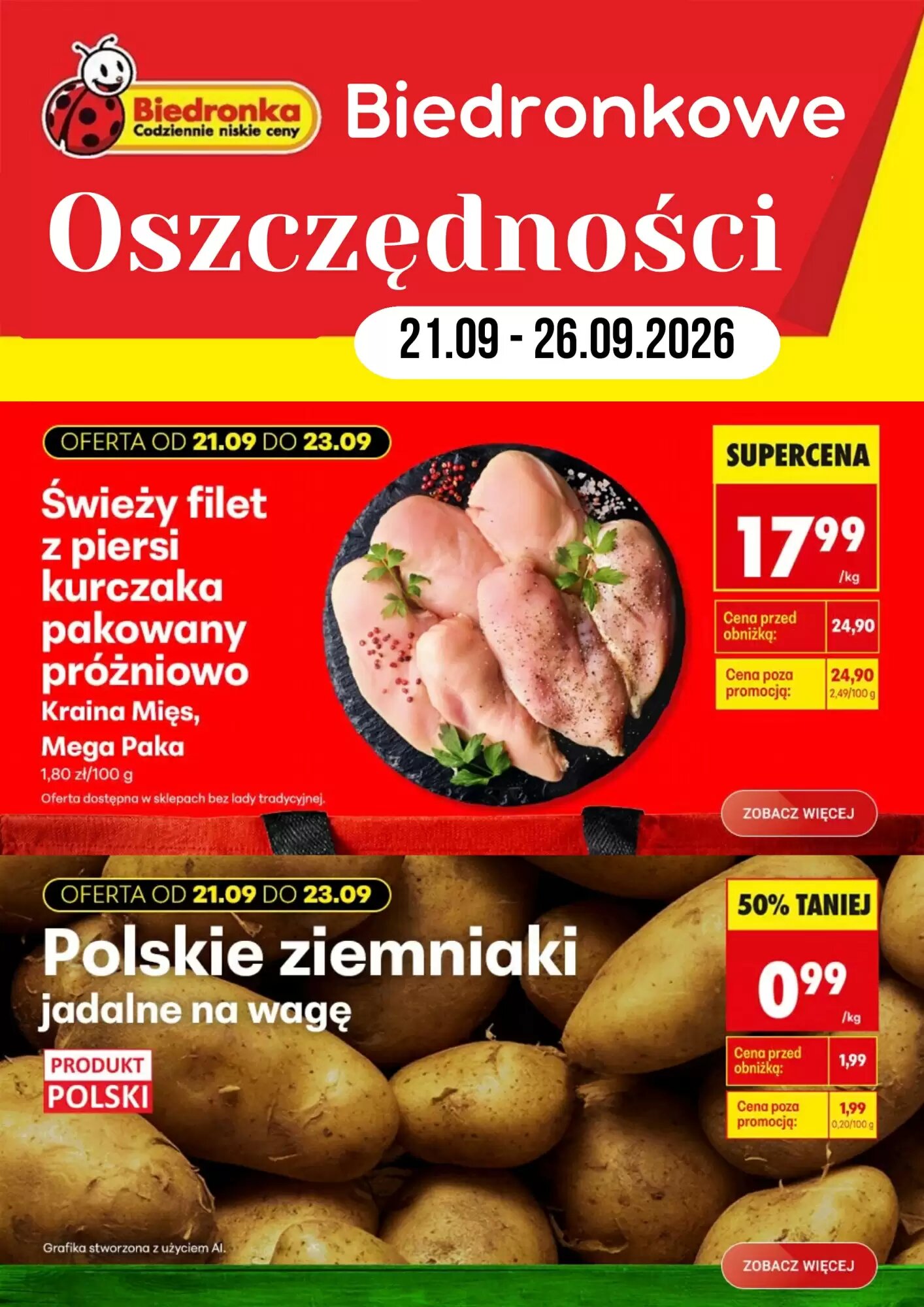 Gazetka promocyjna Biedronka ważna od 21.09.2026 - Strona 1.