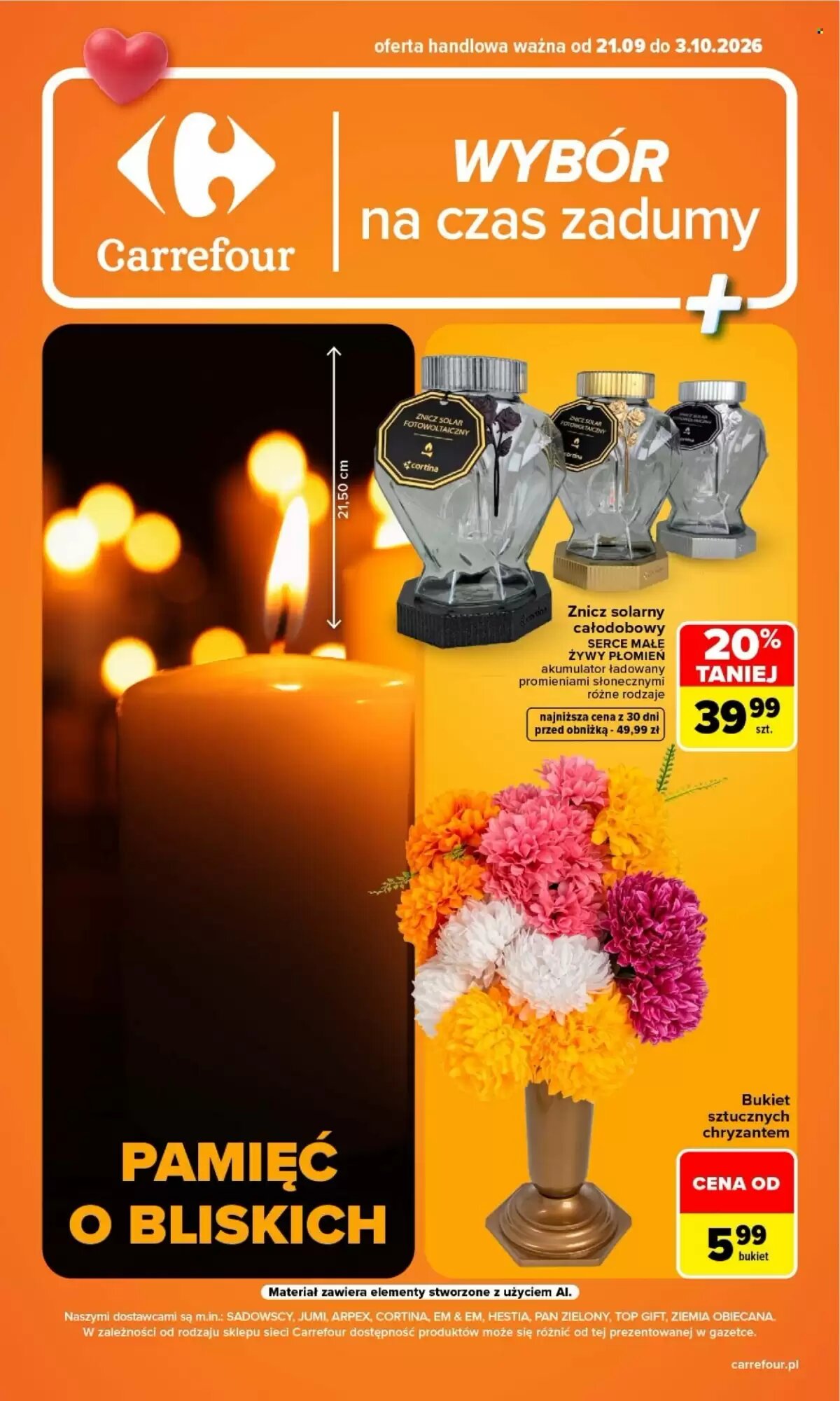 Gazetka promocyjna Carrefour  ważna od 21.09.2026 - Strona 1.