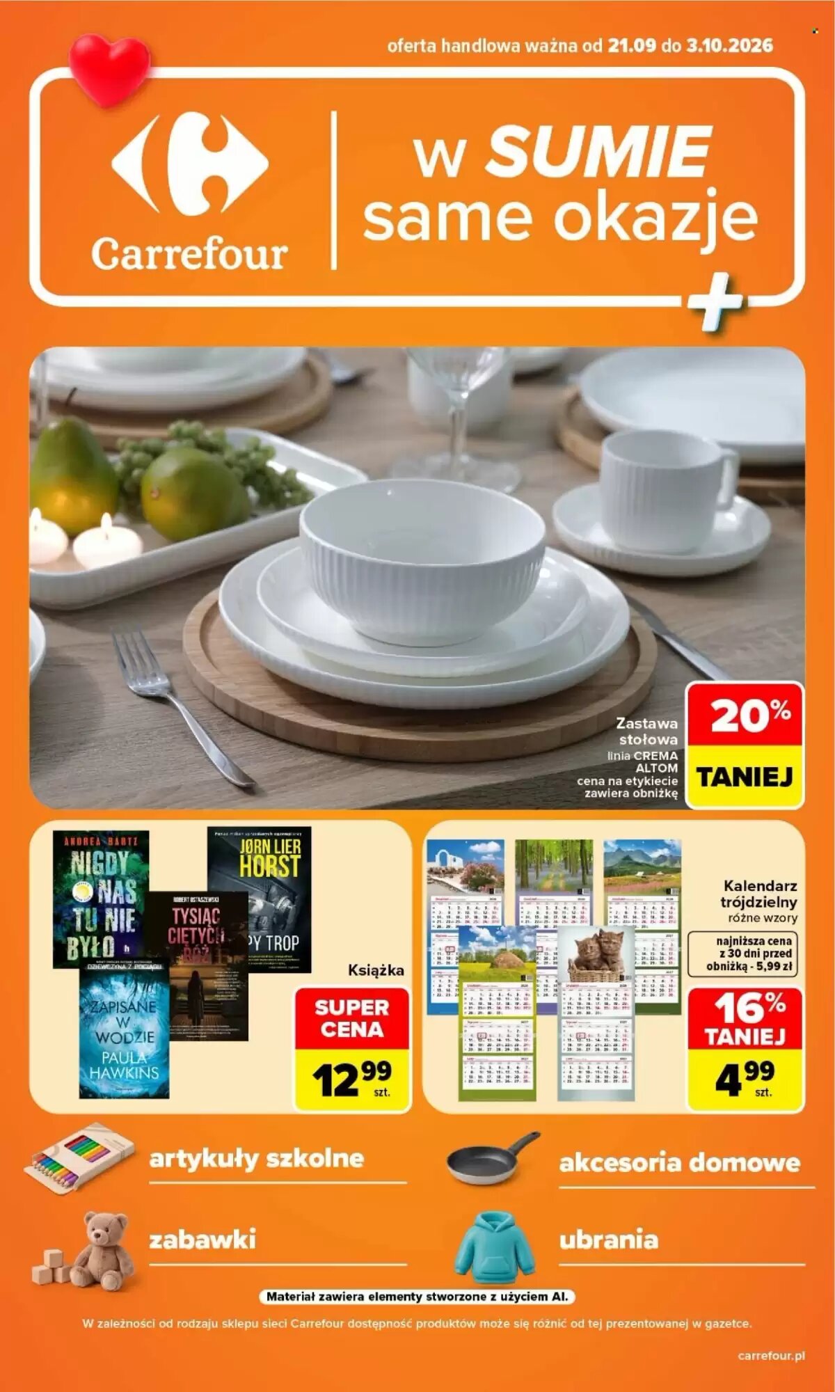 Gazetka promocyjna Carrefour  ważna od 21.09.2026 - Strona 1.