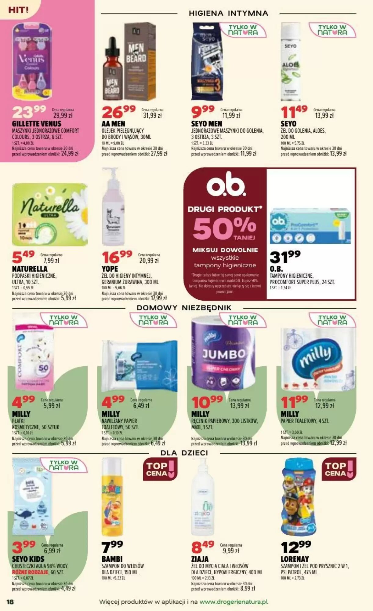 Gazetka promocyjna Drogerie Natura  ważna od 22.09.2026 - Strona 18.