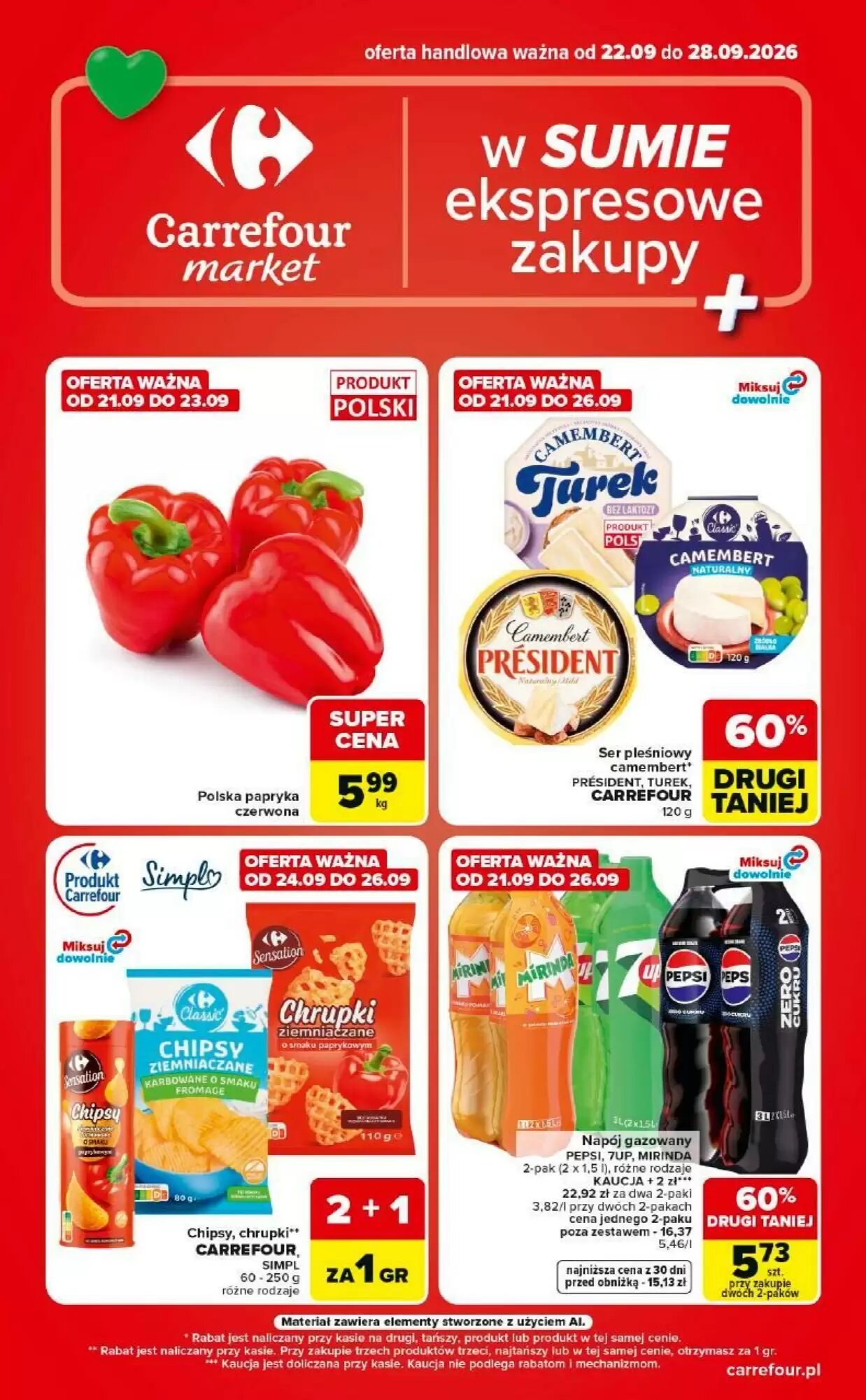 Gazetka promocyjna Carrefour Market ważna od 22.09.2026 - Strona 1.
