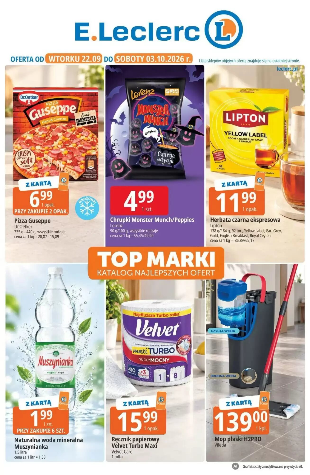 Gazetka promocyjna E.Leclerc  ważna od 22.09.2026 - Strona 1.