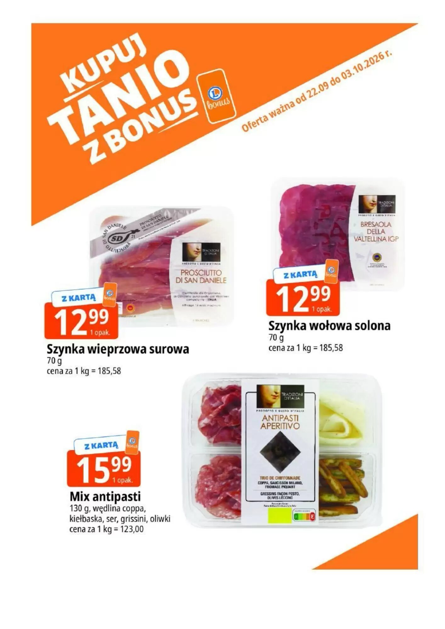 Gazetka promocyjna E.Leclerc ważna od 22.09.2026 - Strona 1.