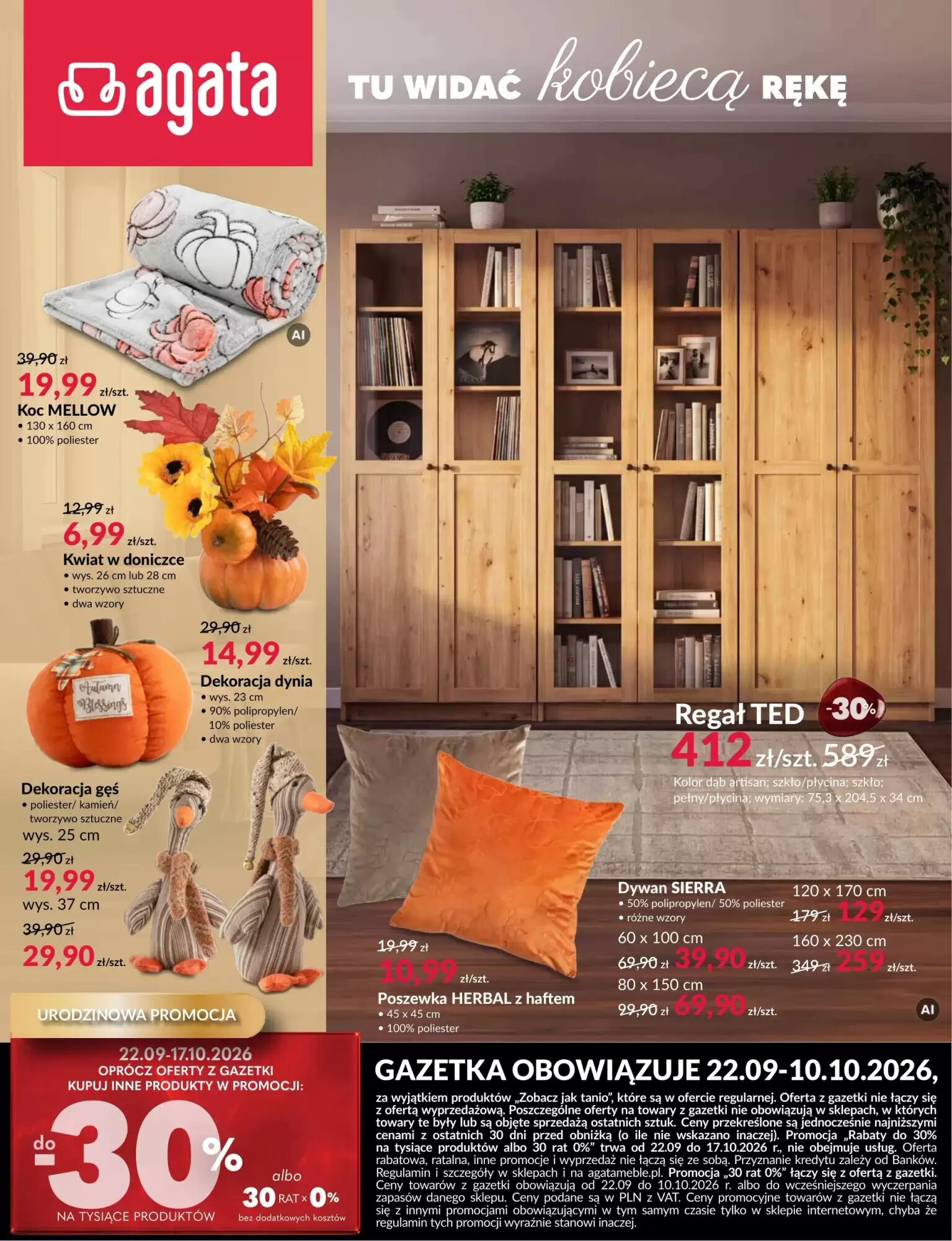 Gazetka promocyjna Agata ważna od 22.09.2026 - Strona 1.