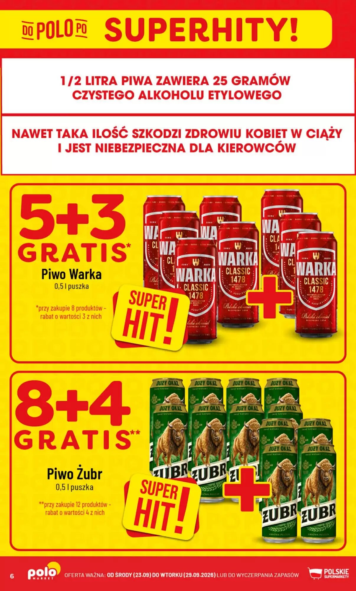 Gazetka promocyjna Polomarket  ważna od 23.09.2026 - Strona 6.