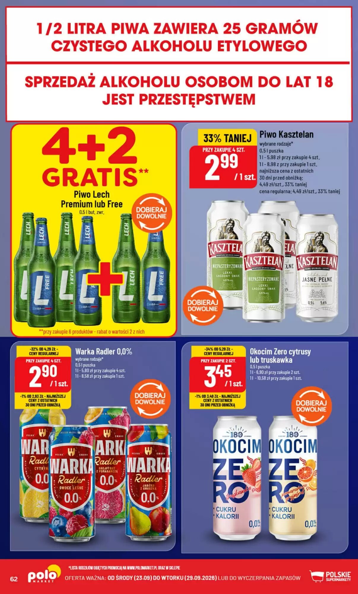 Gazetka promocyjna Polomarket  ważna od 23.09.2026 - Strona 62.