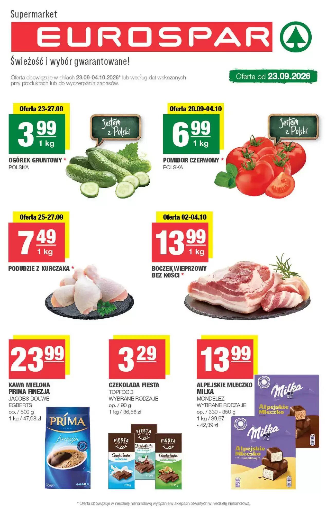 Gazetka promocyjna Eurospar ważna od 23.09.2026 - Strona 1.