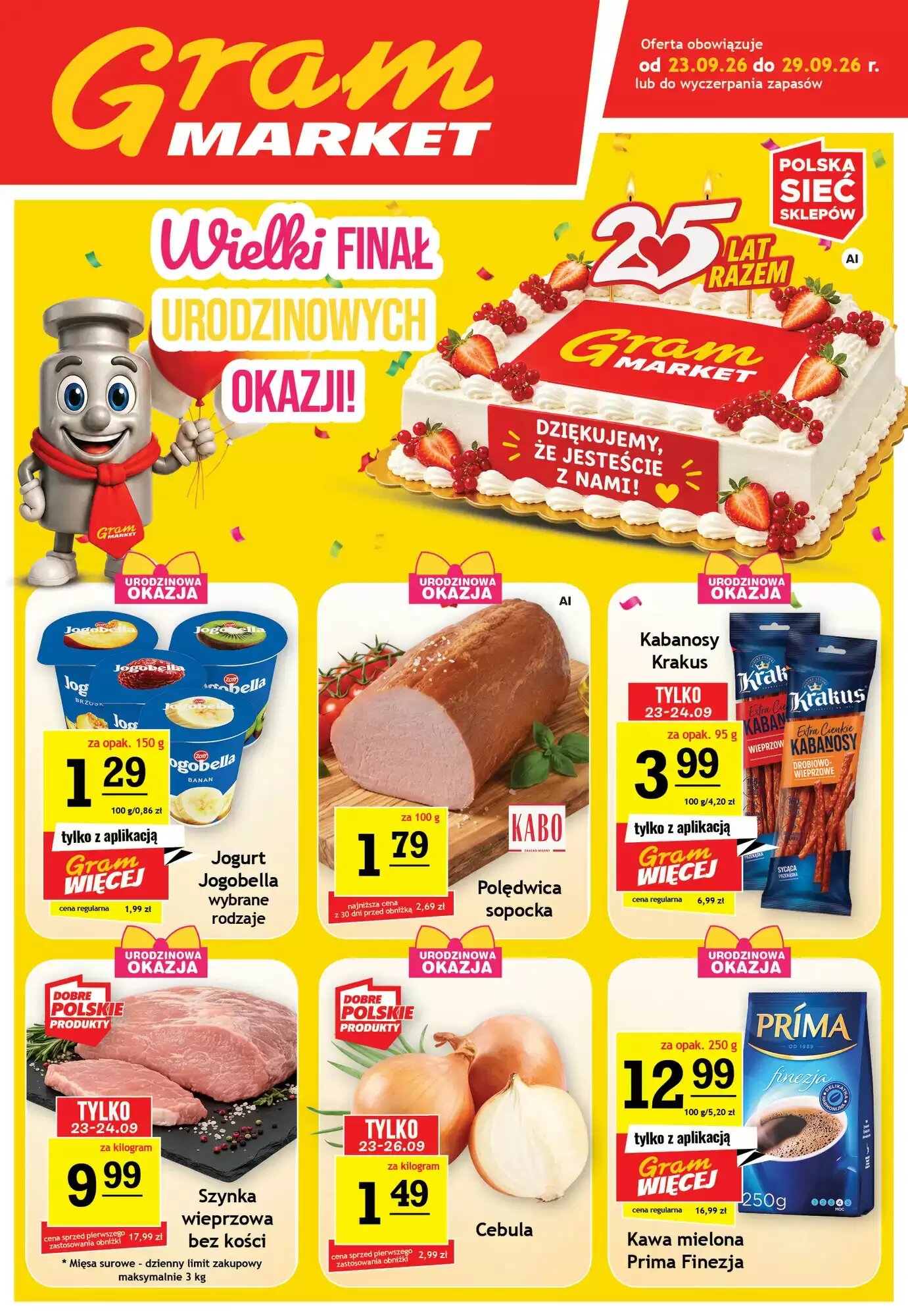 Gazetka promocyjna Gram Market ważna od 23.09.2026 - Strona 1.