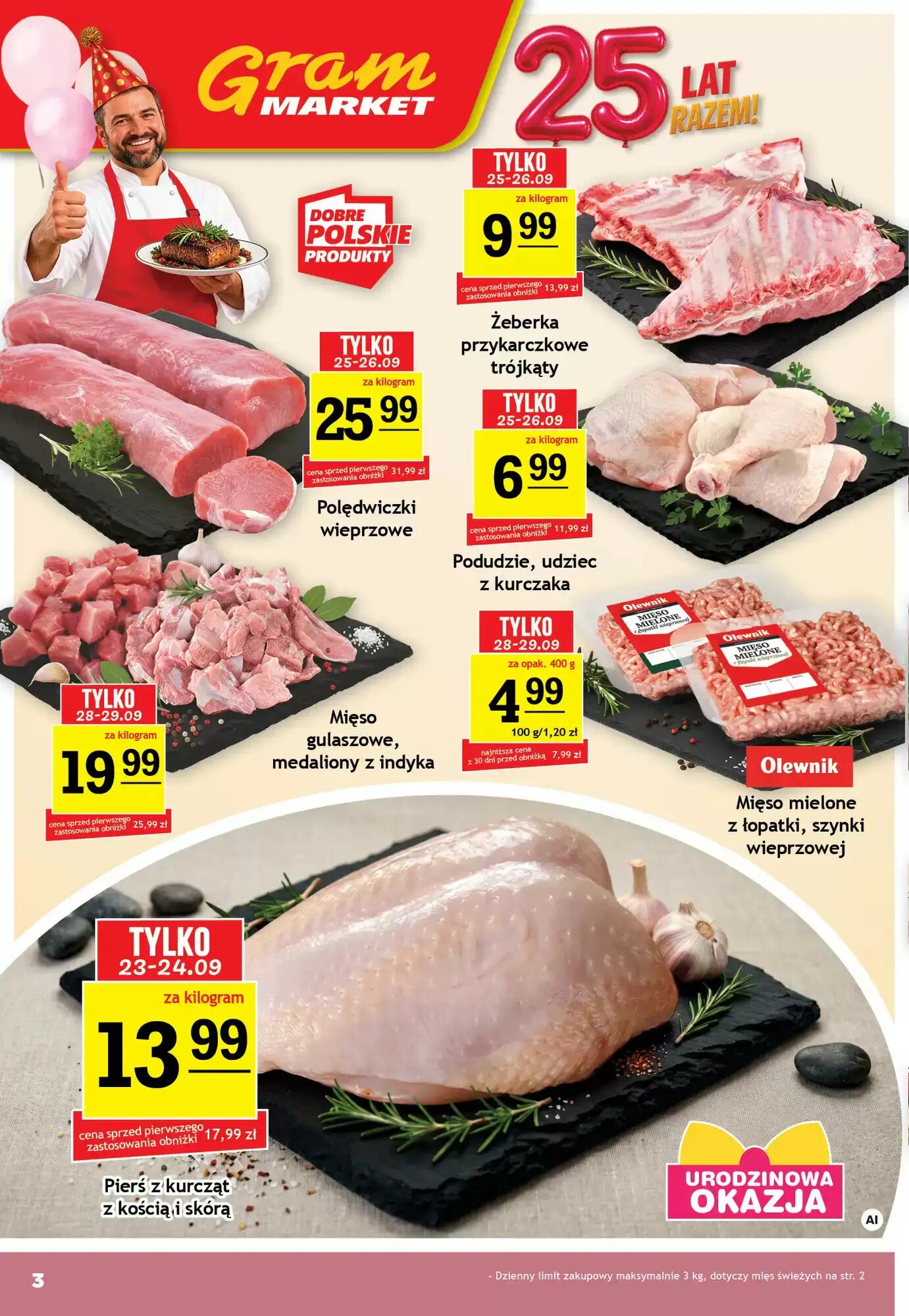 Gazetka promocyjna Gram Market  ważna od 23.09.2026 - Strona 3.