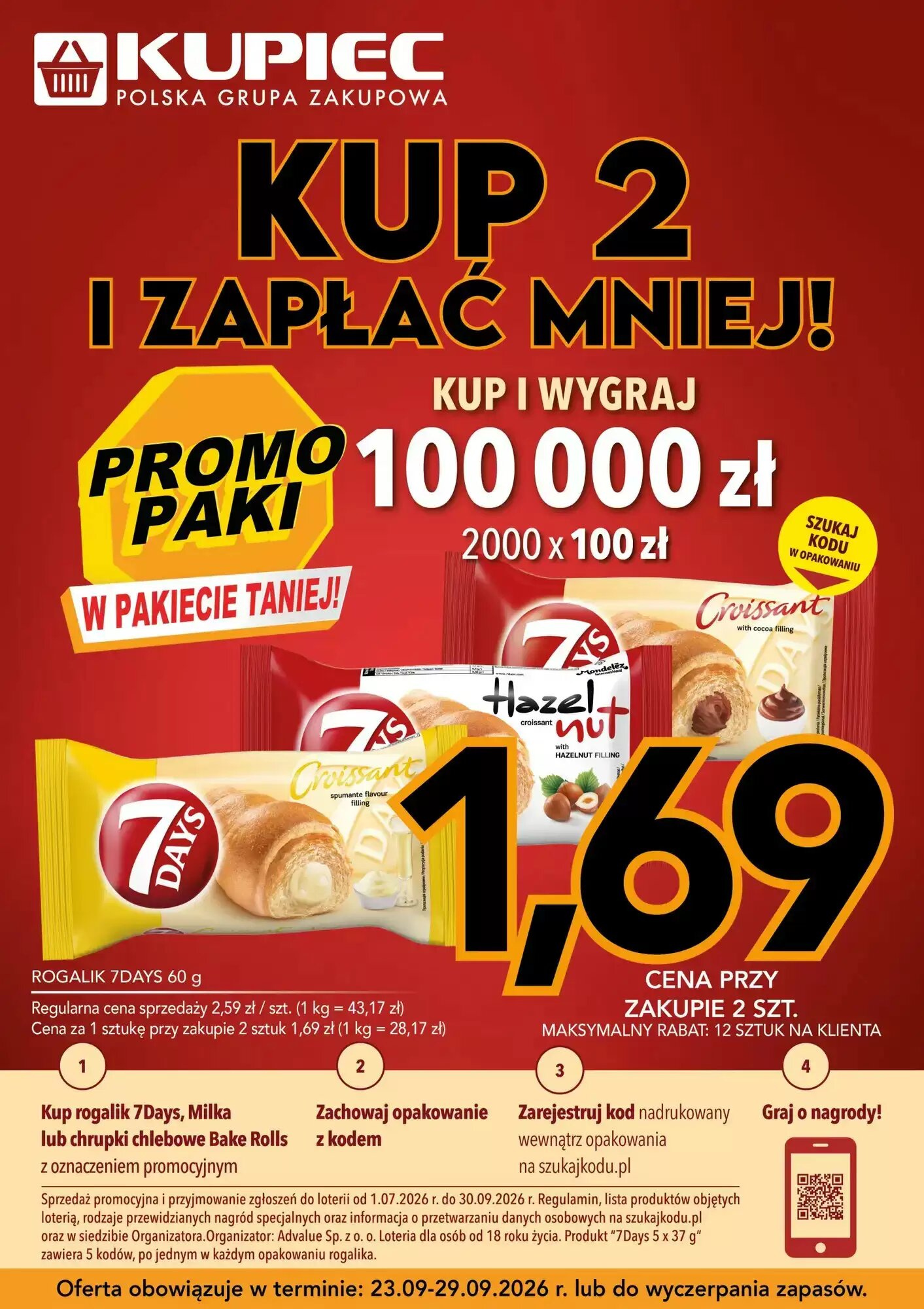 Gazetka promocyjna Kupiec ważna od 23.09.2026 - Strona 1.