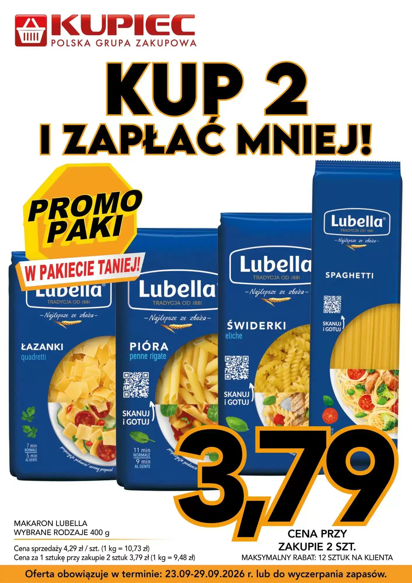 Gazetka promocyjna Kupiec  ważna od 23.09.2026 - Strona 12.