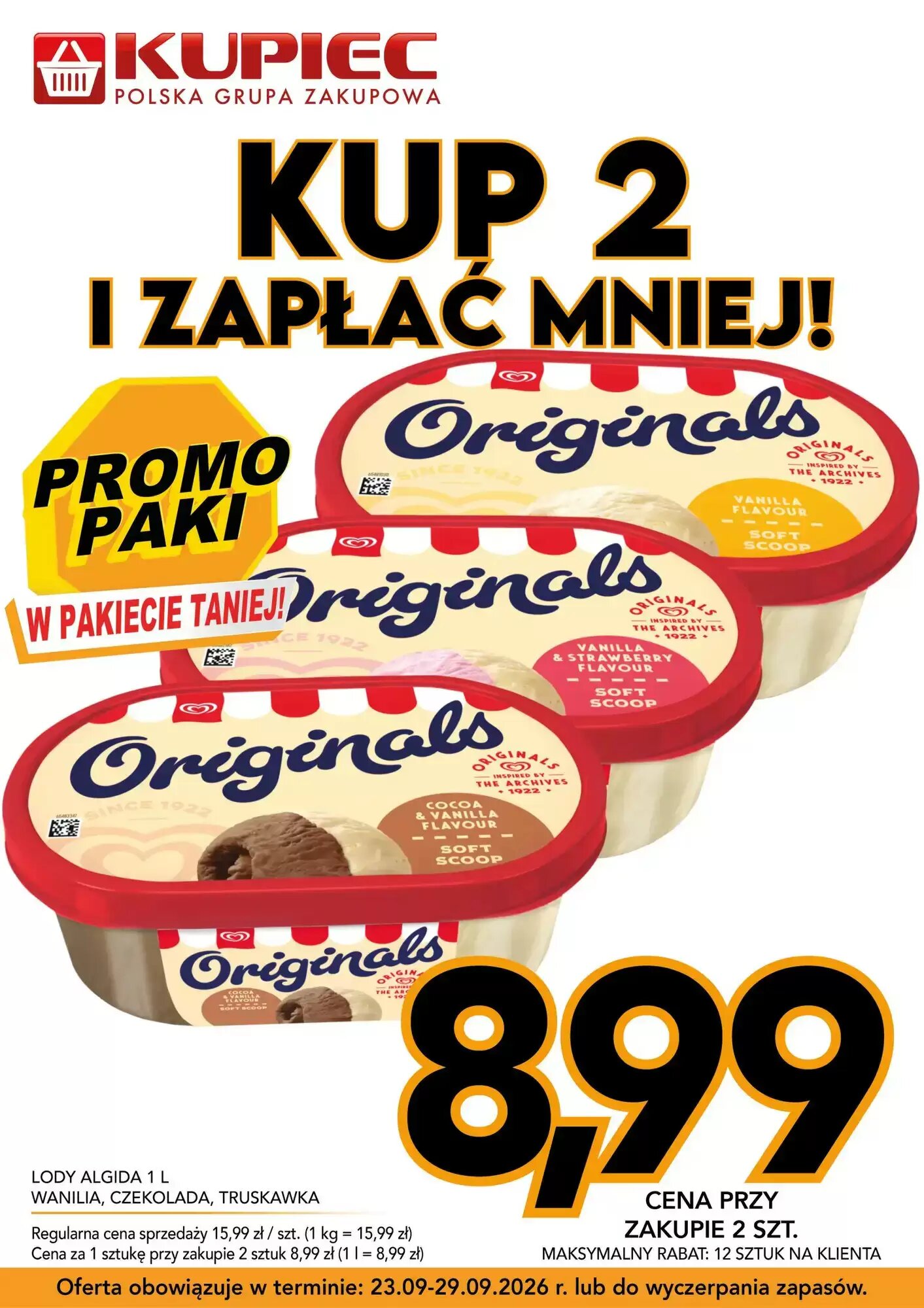 Gazetka promocyjna Kupiec  ważna od 23.09.2026 - Strona 3.