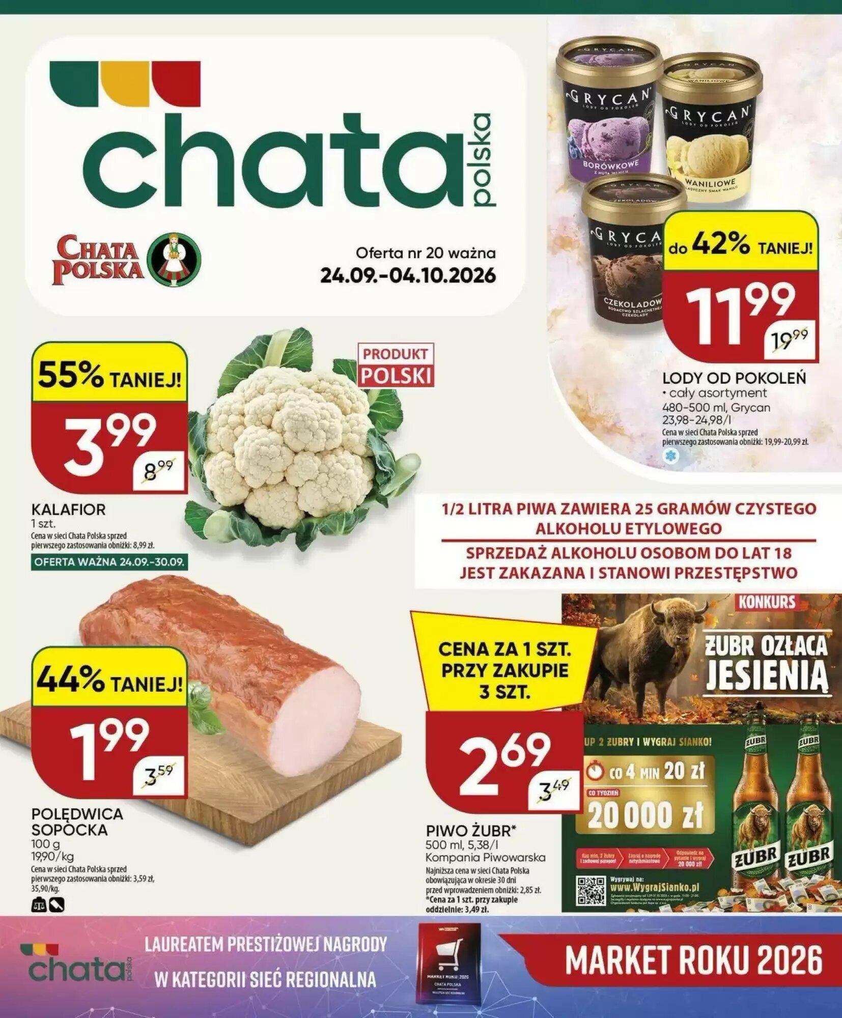 Gazetka promocyjna Chata Polska ważna od 23.09.2026 - Strona 1.