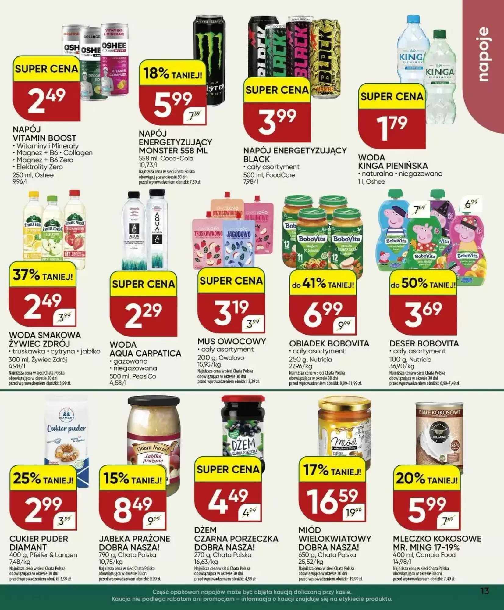 Gazetka promocyjna Chata Polska  ważna od 23.09.2026 - Strona 13.