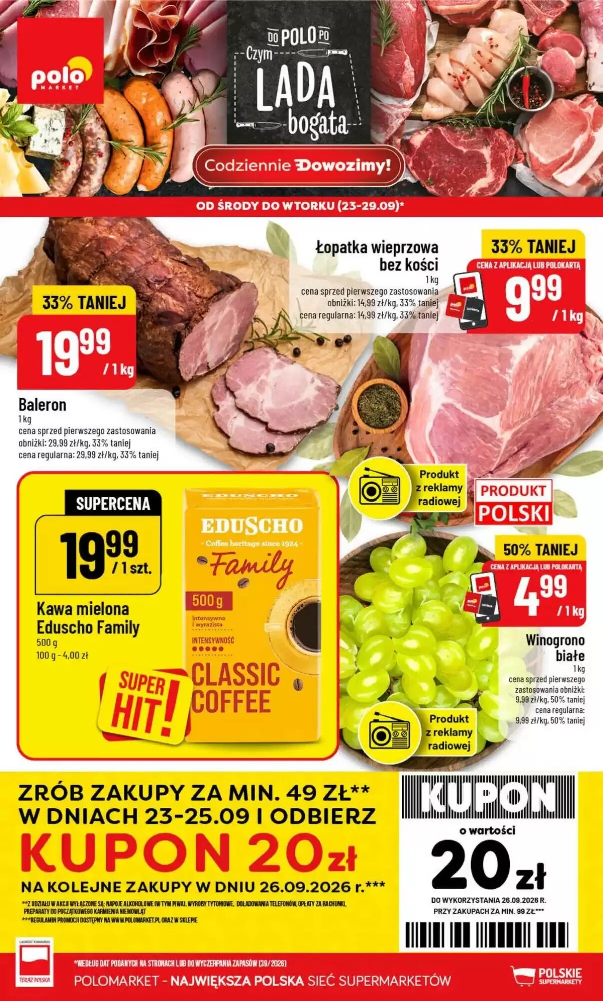 Gazetka promocyjna Polomarket  ważna od 23.09.2026 - Strona 1.