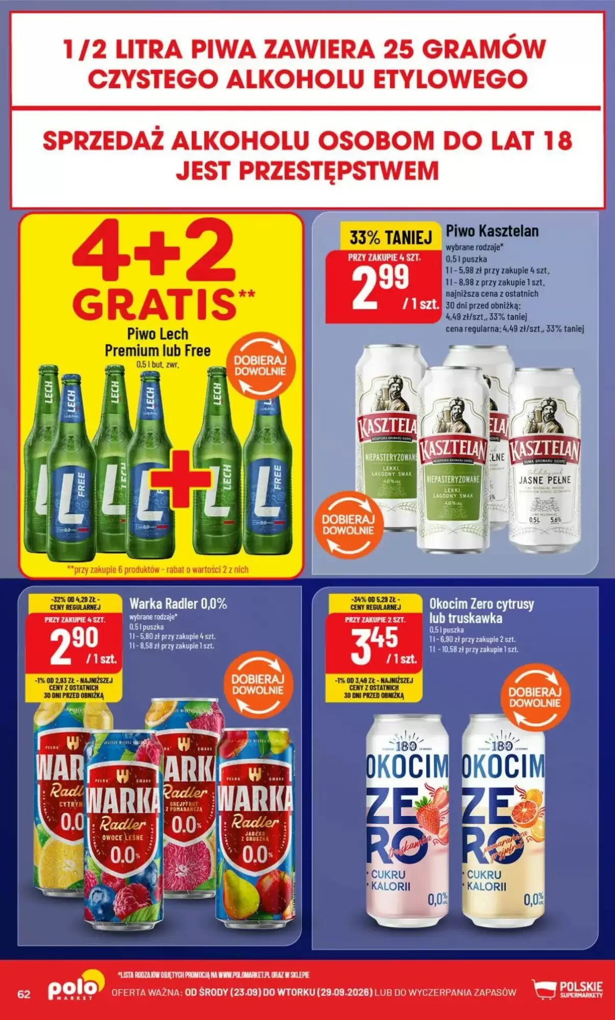 Gazetka promocyjna Polomarket  ważna od 23.09.2026 - Strona 62.