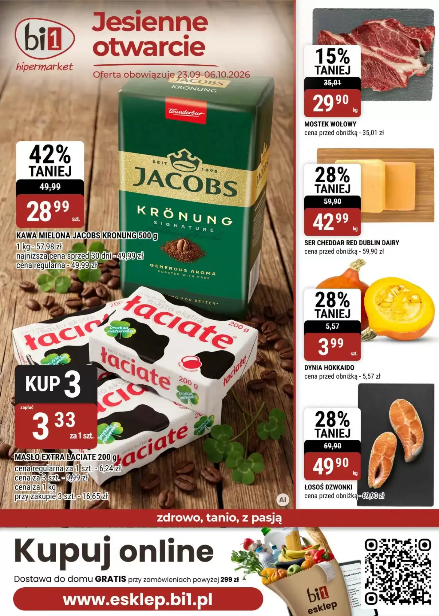 Gazetka promocyjna bi1  ważna od 23.09.2026 - Strona 1.