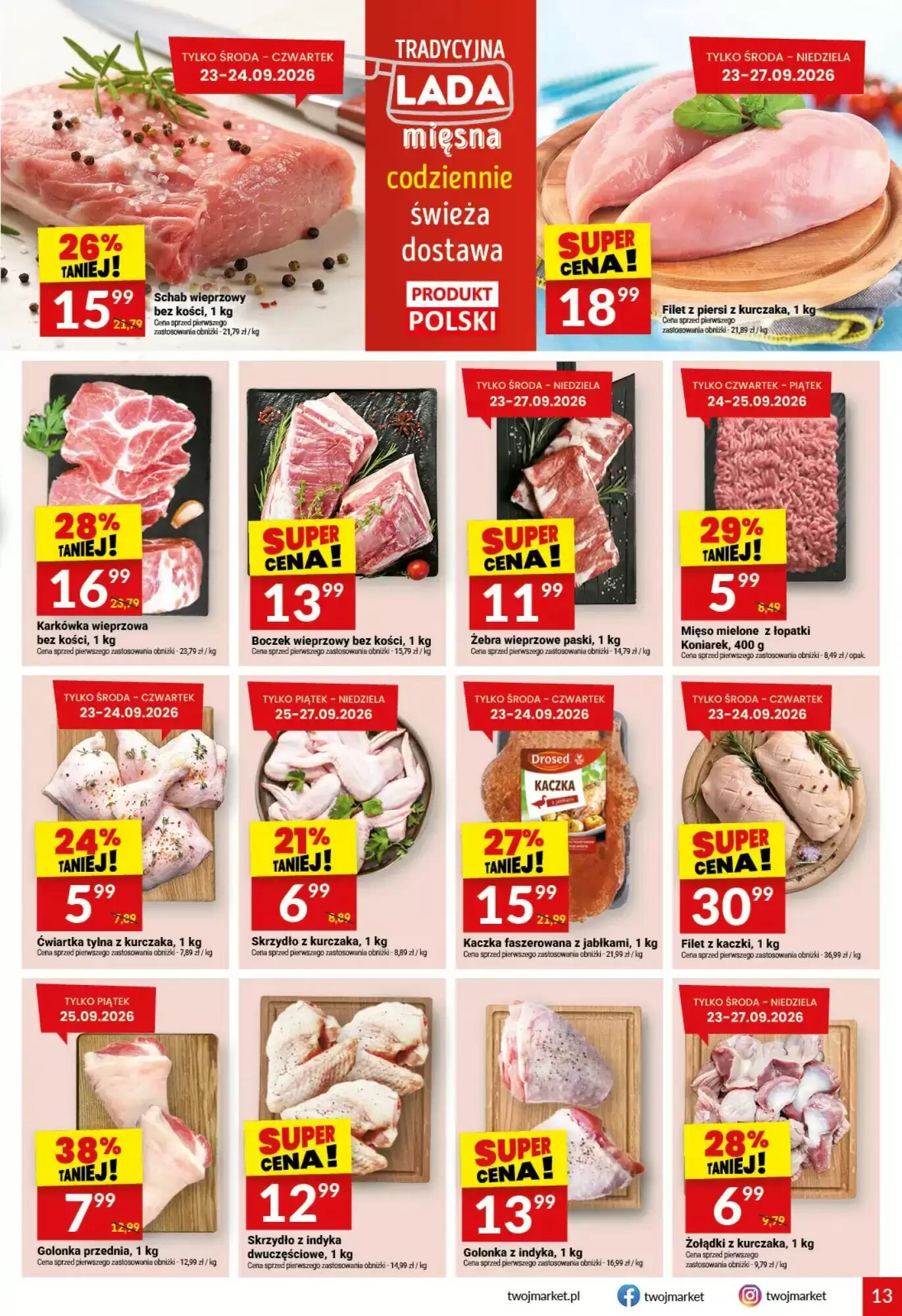 Gazetka promocyjna Twój Market  ważna od 23.09.2026 - Strona 13.