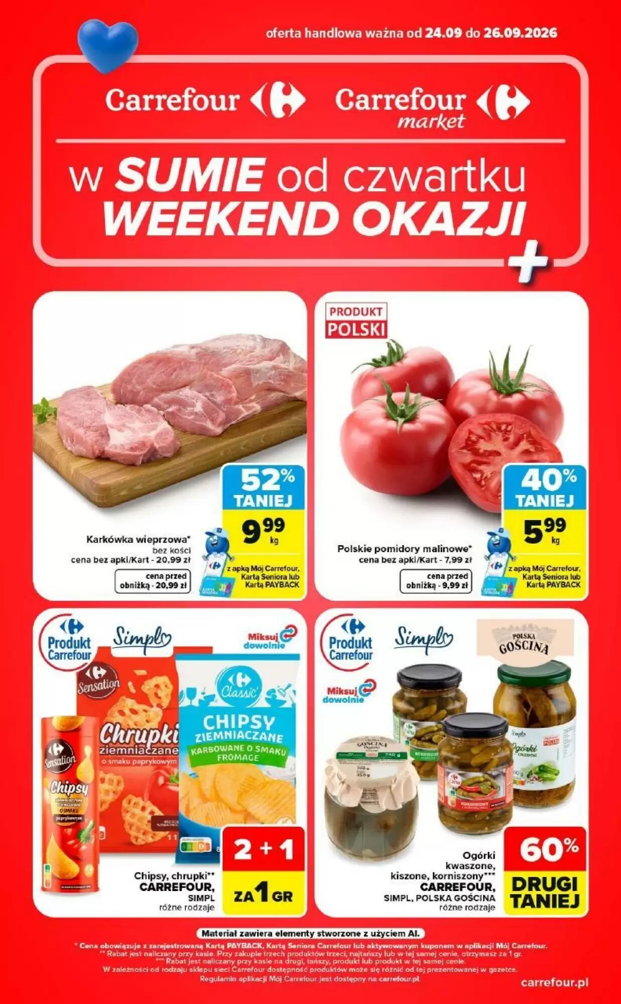 Gazetka promocyjna Carrefour ważna od 24.09.2026 - Strona 1.