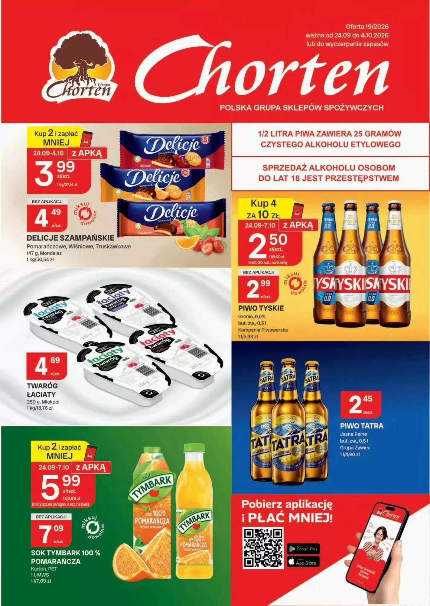 Gazetka promocyjna Chorten  ważna od 24.09.2026 - Strona 1.