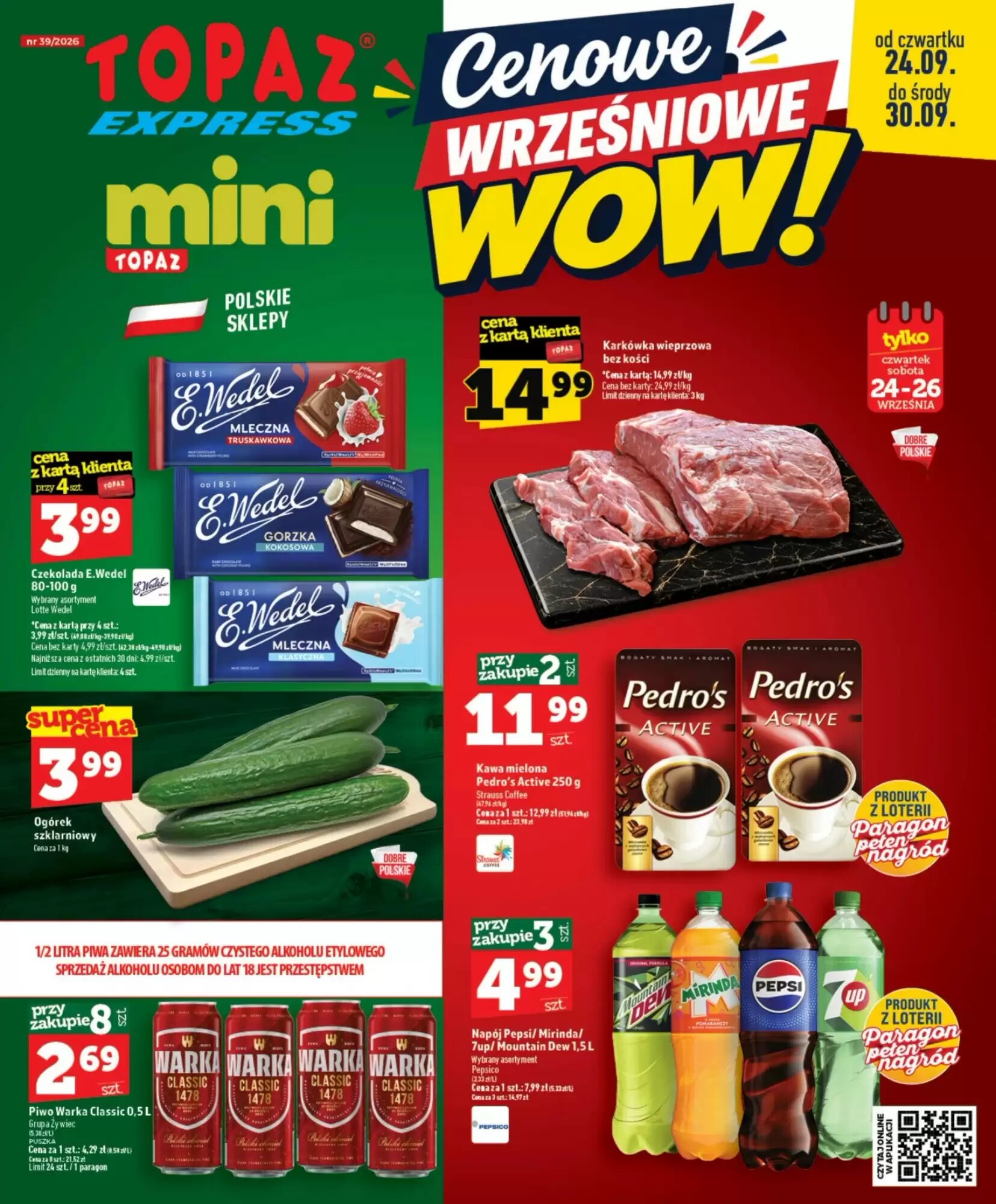 Gazetka promocyjna Topaz Express  ważna od 24.09.2026 - Strona 1.