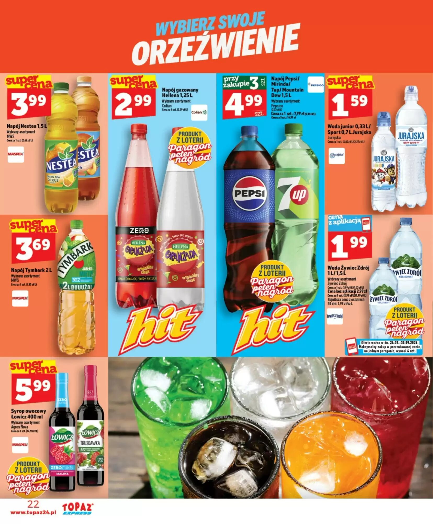 Gazetka promocyjna Topaz Express  ważna od 24.09.2026 - Strona 22.