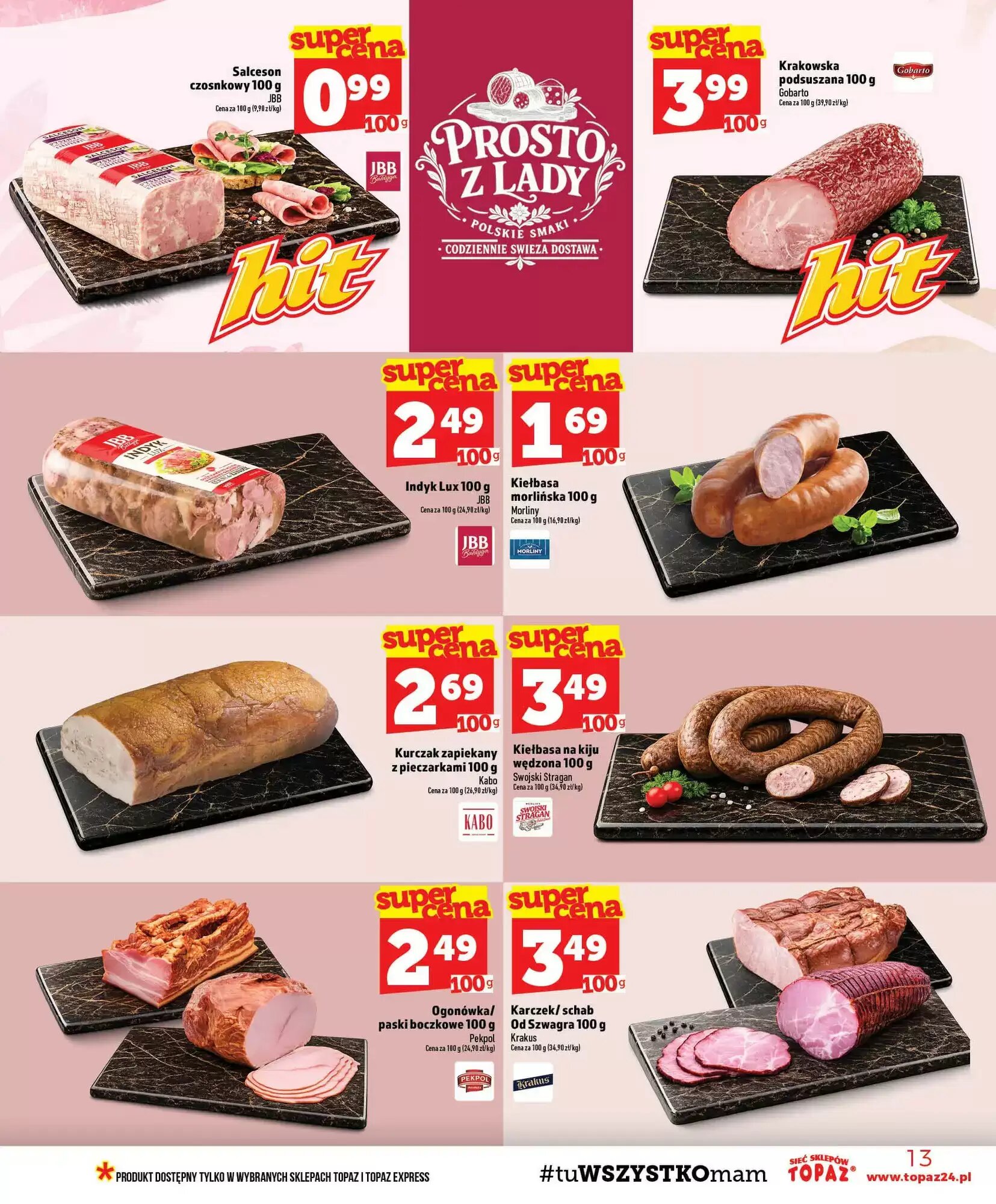 Gazetka promocyjna Topaz  ważna od 24.09.2026 - Strona 13.