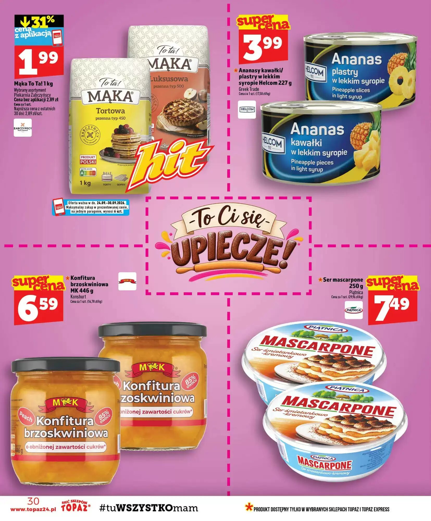 Gazetka promocyjna Topaz  ważna od 24.09.2026 - Strona 30.