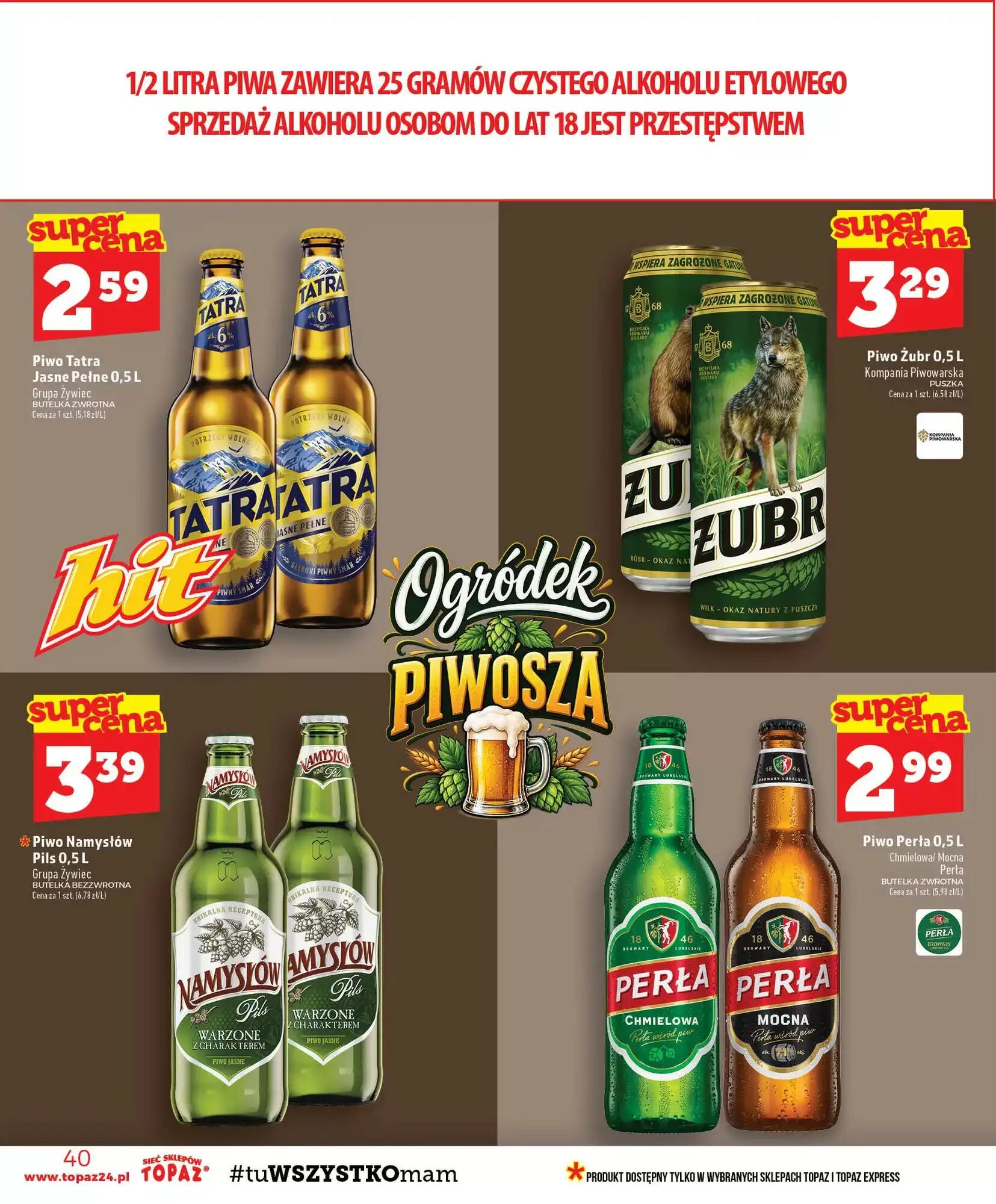 Gazetka promocyjna Topaz  ważna od 24.09.2026 - Strona 40.
