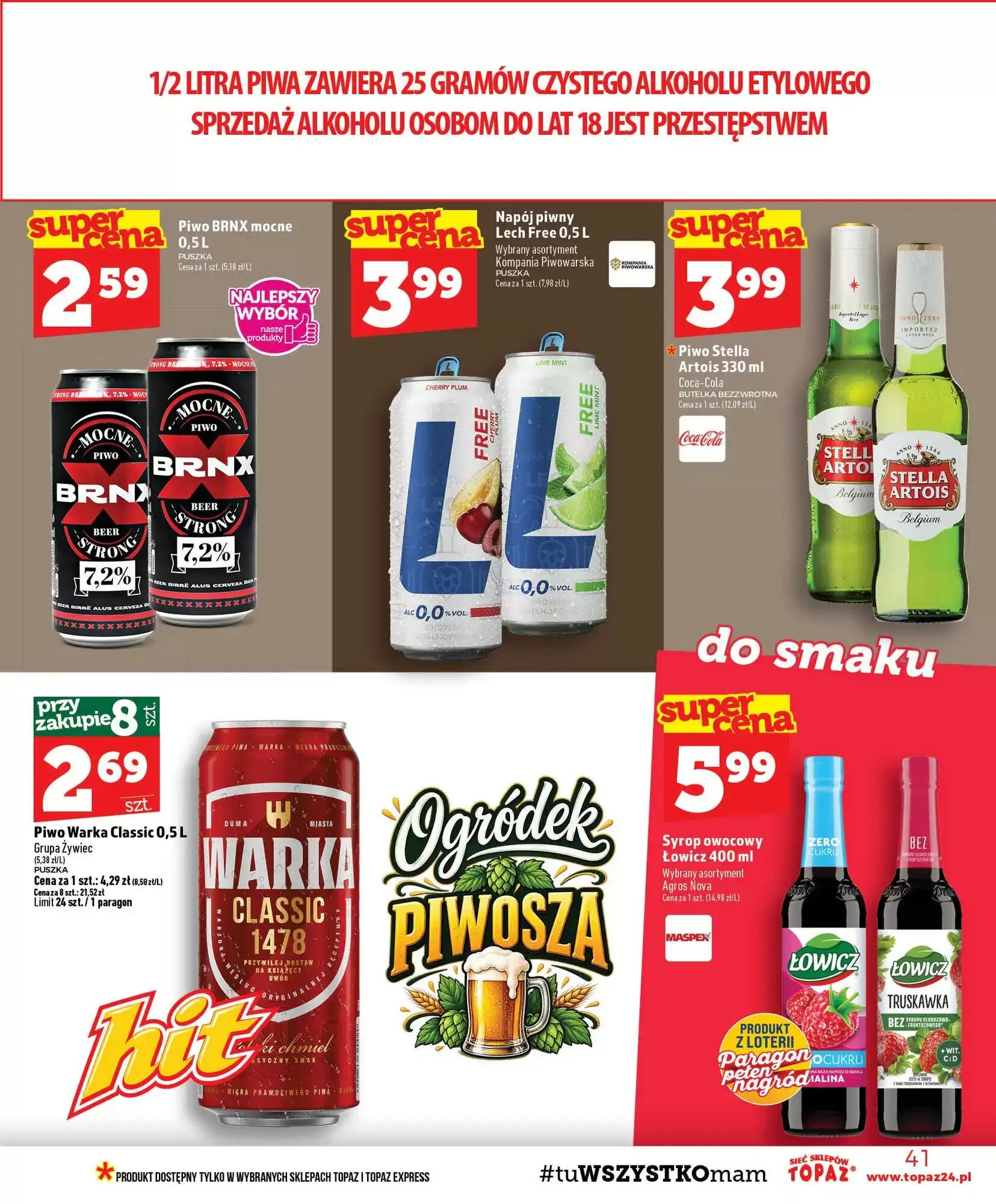 Gazetka promocyjna Topaz  ważna od 24.09.2026 - Strona 41.