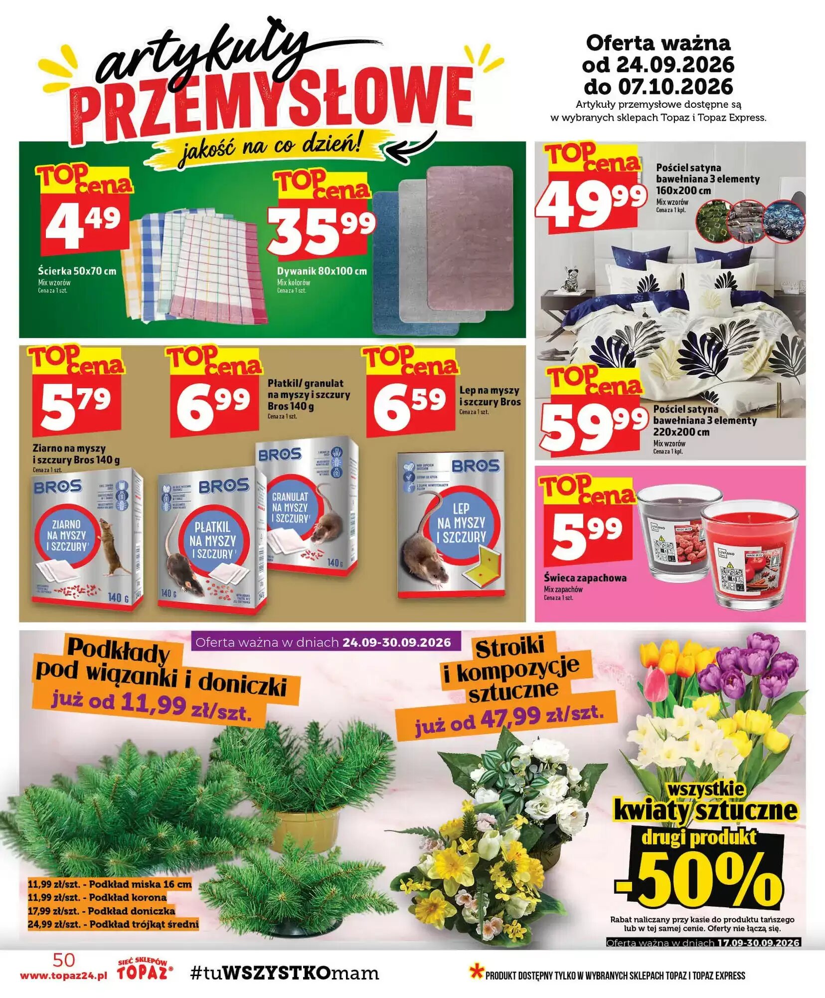 Gazetka promocyjna Topaz  ważna od 24.09.2026 - Strona 50.