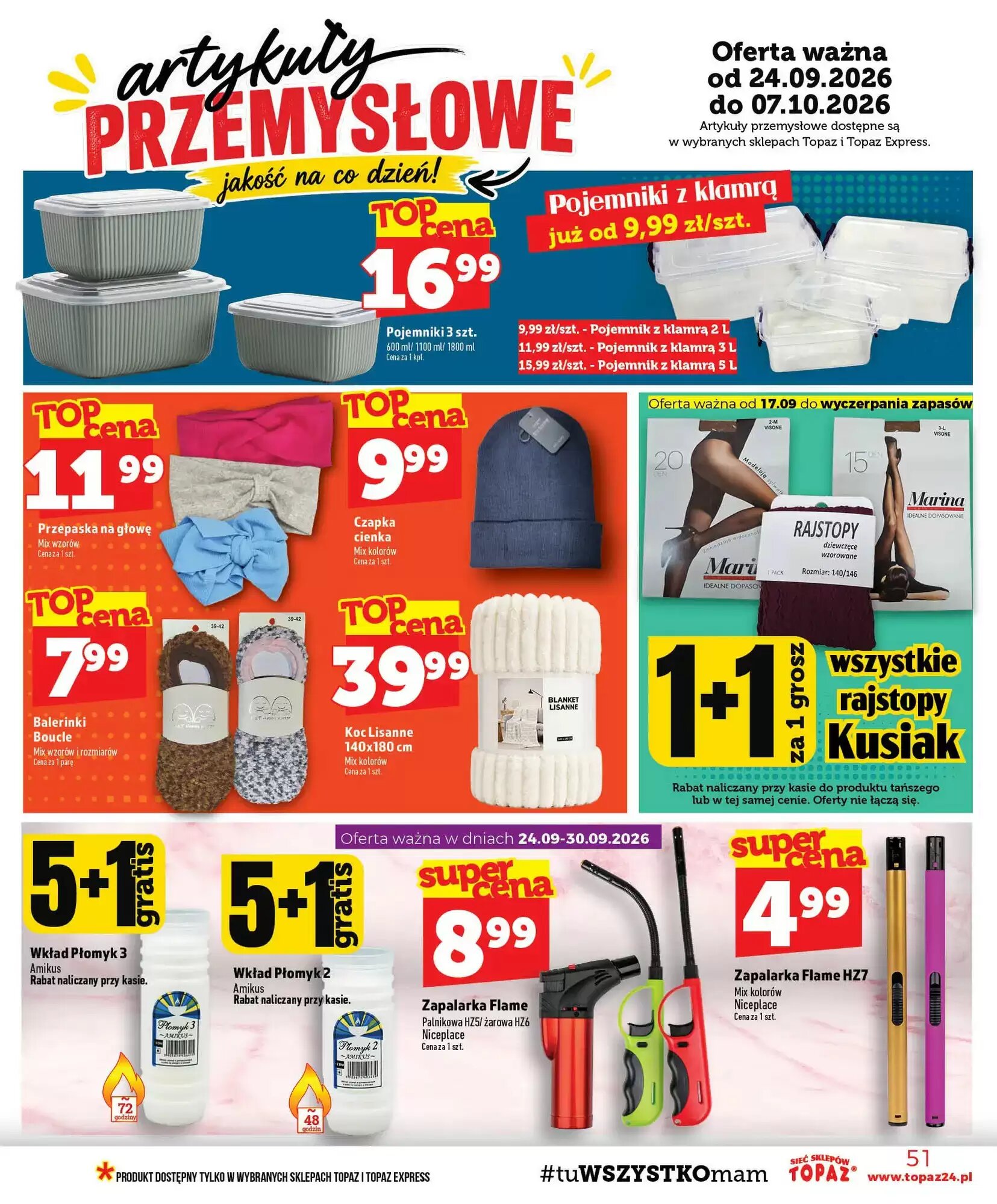 Gazetka promocyjna Topaz  ważna od 24.09.2026 - Strona 51.