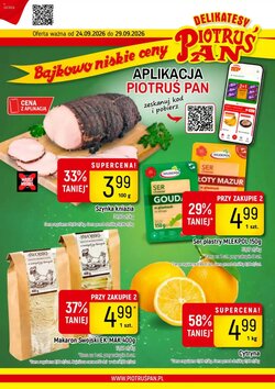 Gazetka promocyjna Delikatesy Piotruś Pan  ważna od 24.09.2026