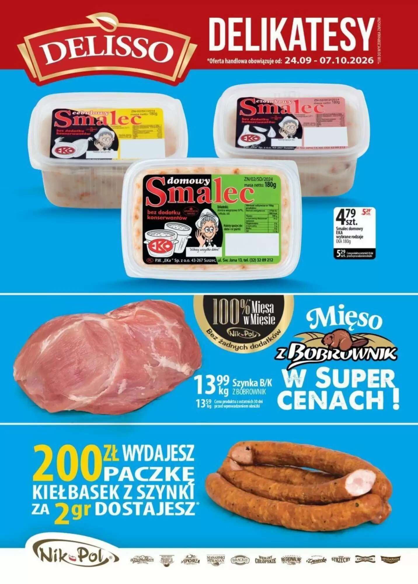 Gazetka promocyjna Delisso Delikatesy ważna od 24.09.2026 - Strona 1.