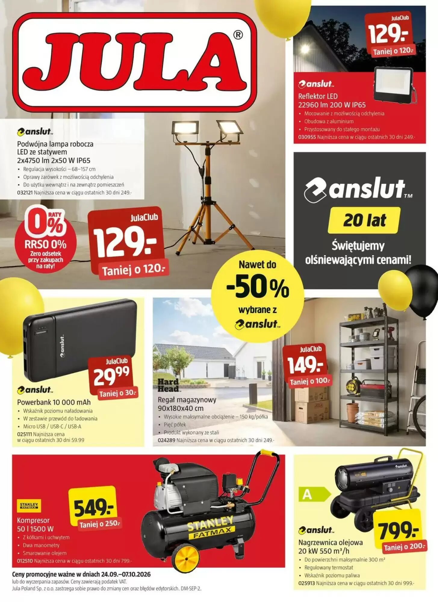 Gazetka promocyjna Jula  ważna od 24.09.2026 - Strona 1.