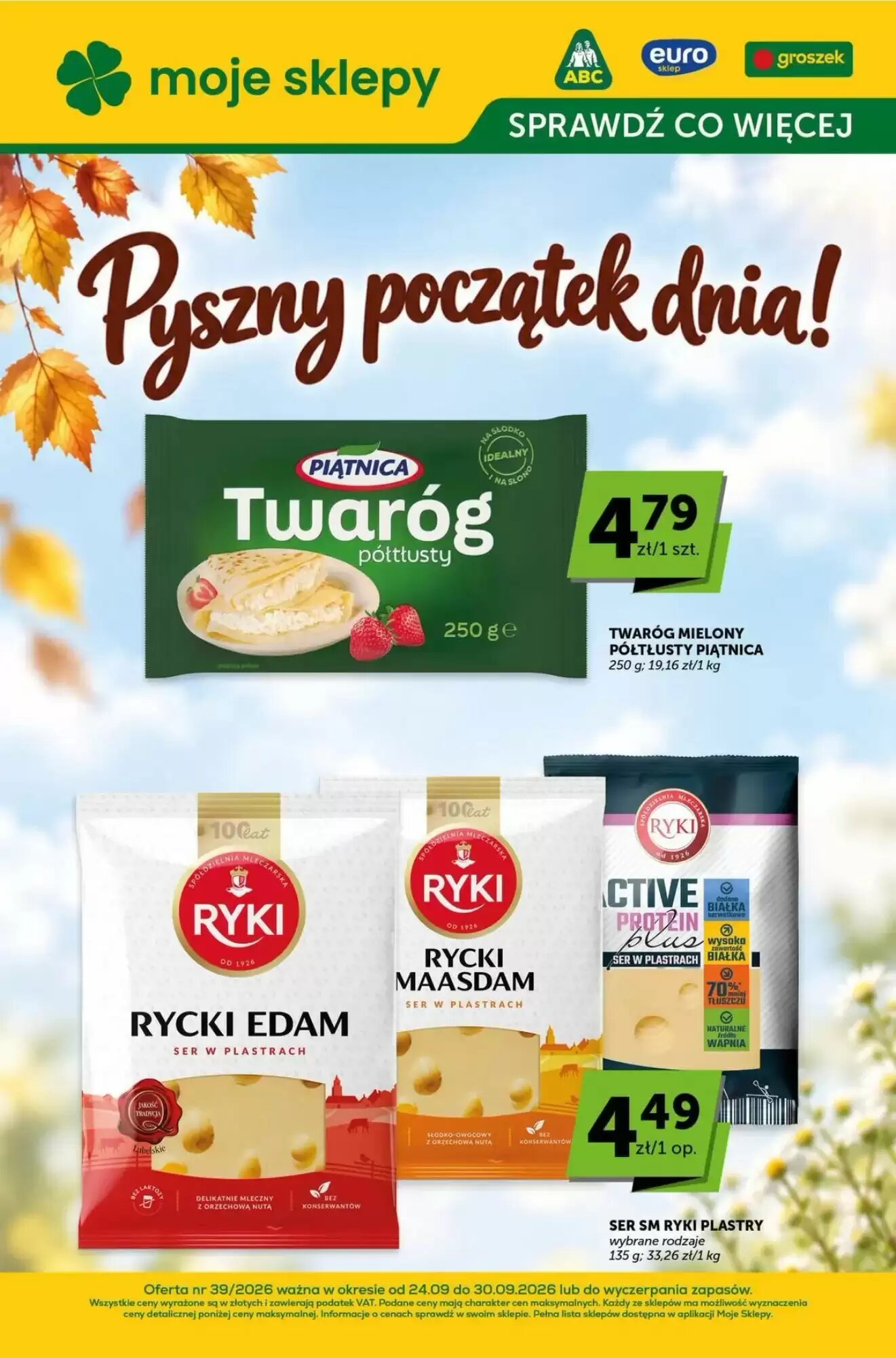 Gazetka promocyjna Groszek  ważna od 24.09.2026 - Strona 1.