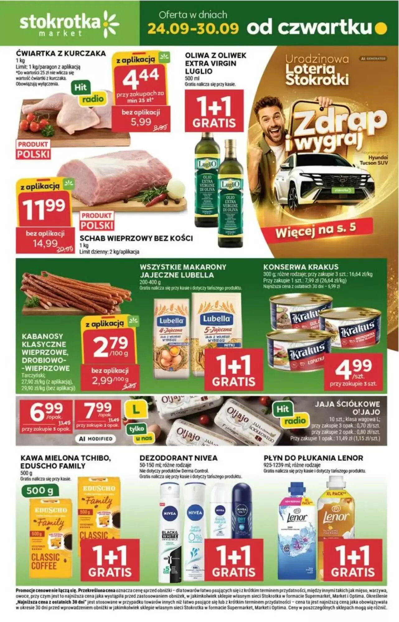 Gazetka promocyjna Stokrotka Market  ważna od 24.09.2026 - Strona 1.