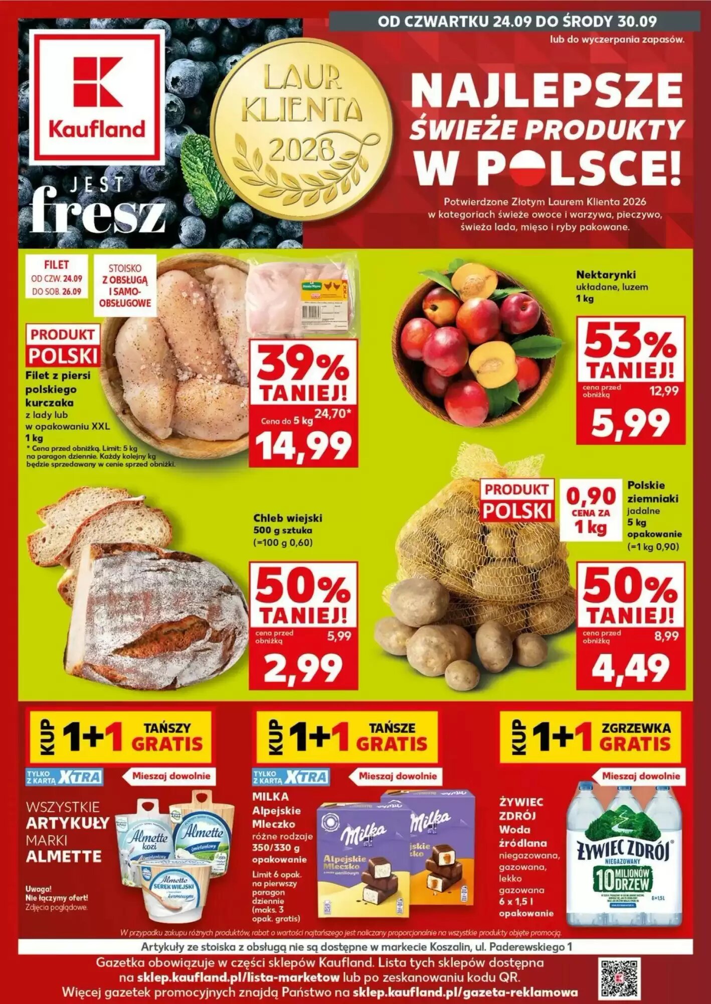 Gazetka promocyjna Kaufland ważna od 24.09.2026 - Strona 1.