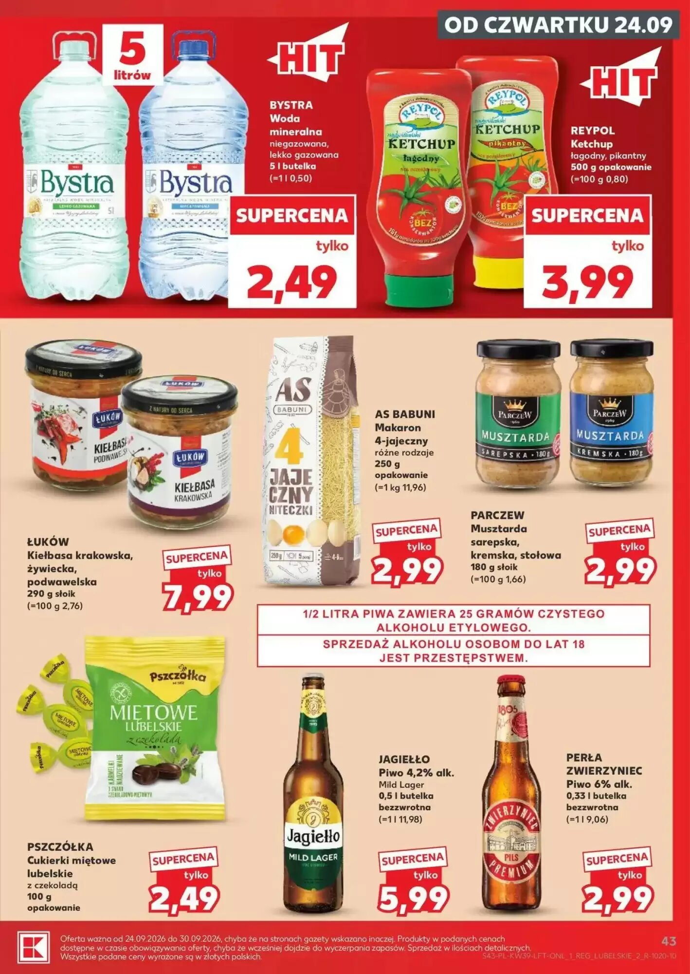 Gazetka promocyjna Kaufland  ważna od 24.09.2026 - Strona 43.