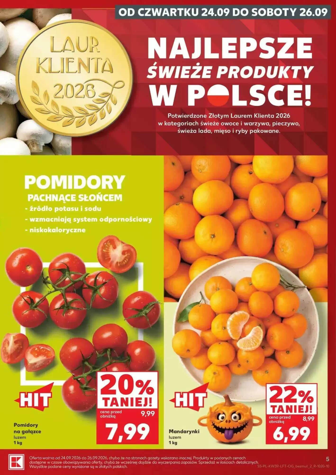 Gazetka promocyjna Kaufland  ważna od 24.09.2026 - Strona 5.