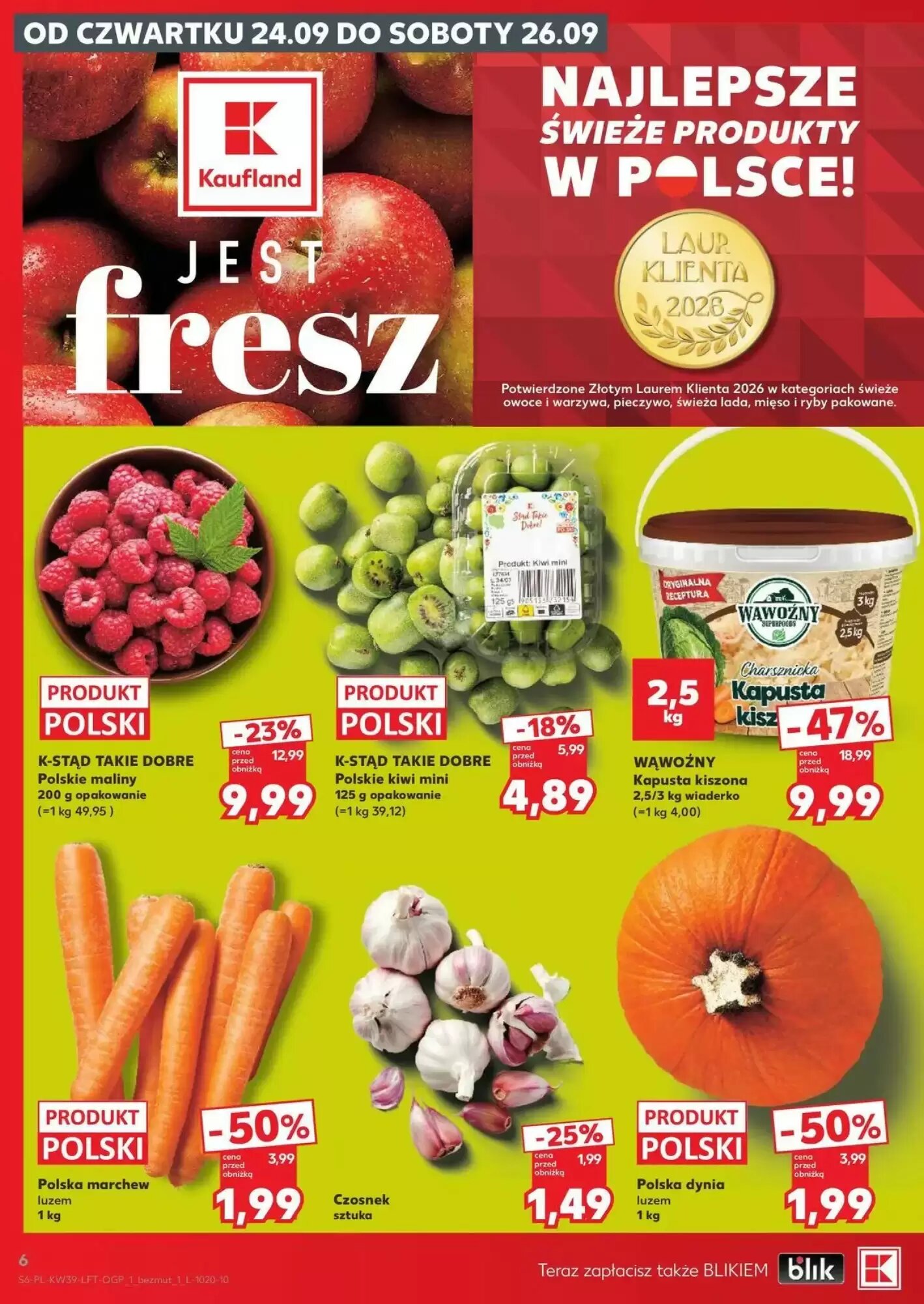 Gazetka promocyjna Kaufland  ważna od 24.09.2026 - Strona 6.