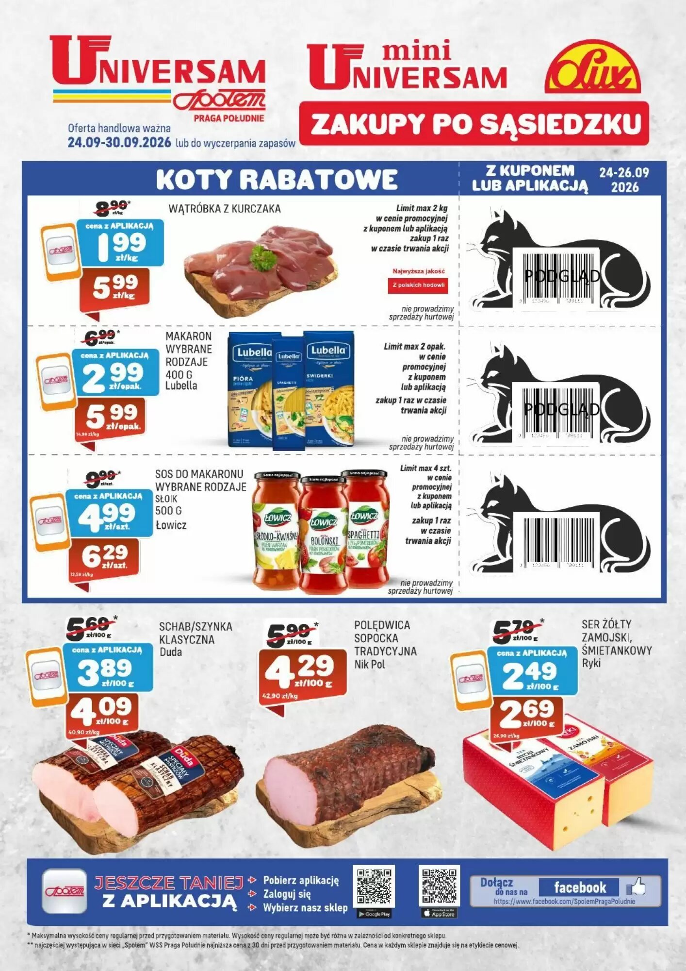 Gazetka promocyjna Społem ważna od 24.09.2026 - Strona 1.