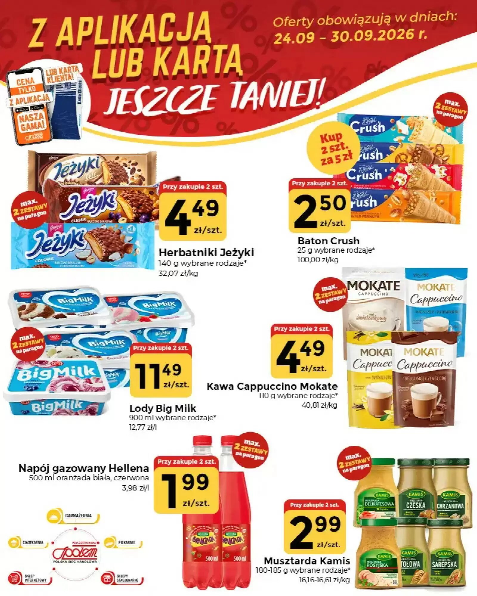 Gazetka promocyjna Społem  ważna od 24.09.2026 - Strona 1.