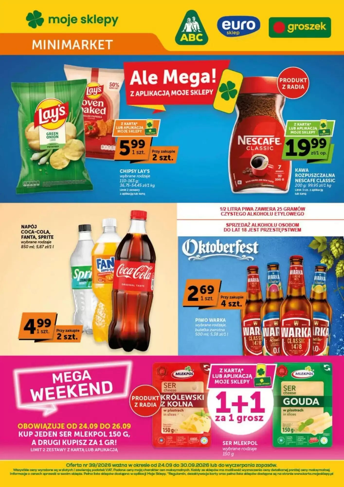 Gazetka promocyjna Groszek  ważna od 24.09.2026 - Strona 1.
