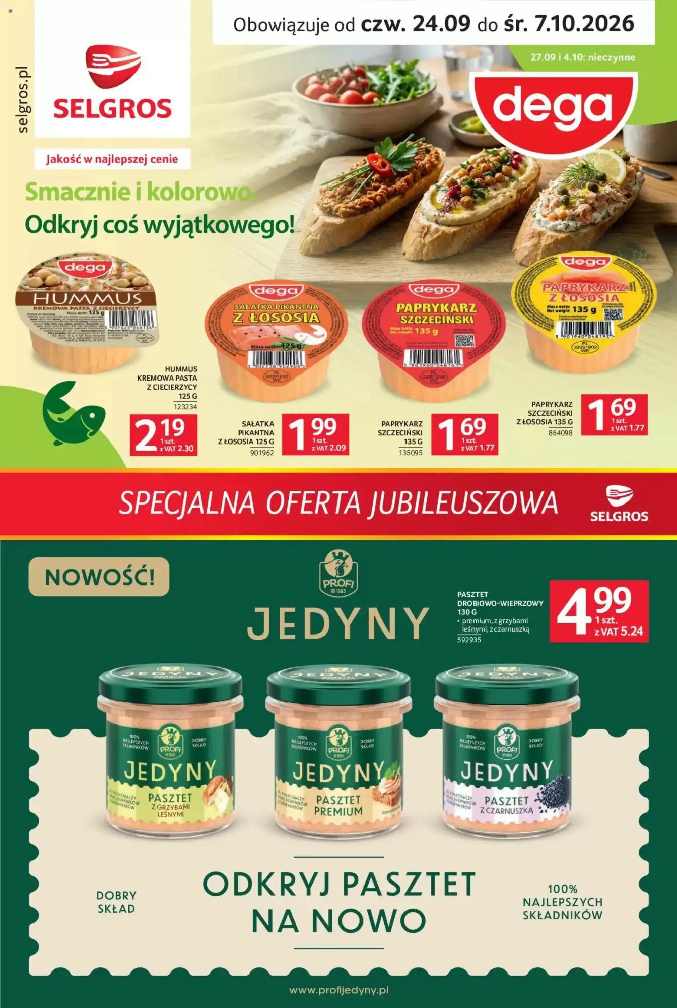 Gazetka promocyjna Selgros  ważna od 24.09.2026 - Strona 1.