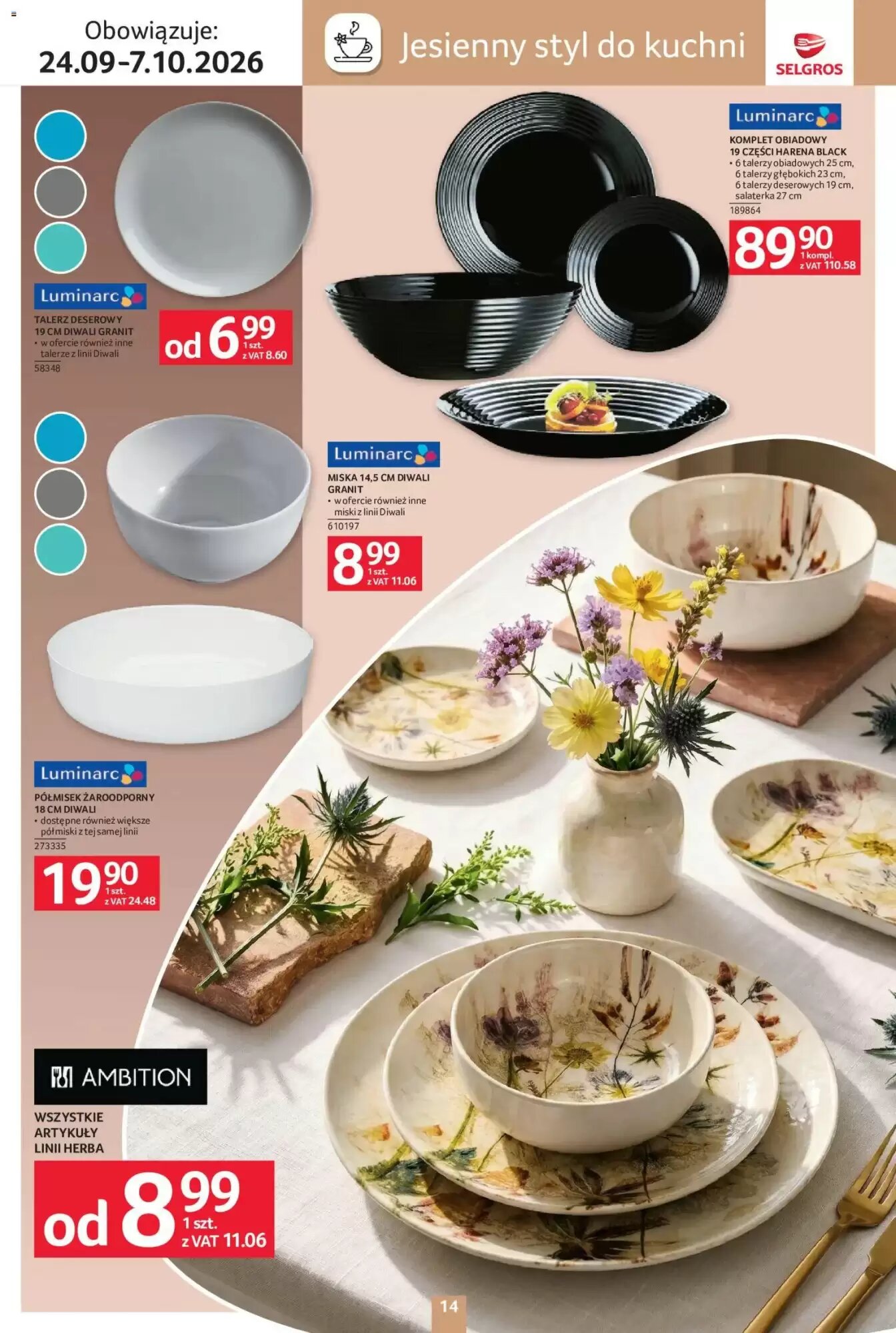 Gazetka promocyjna Selgros  ważna od 24.09.2026 - Strona 14.