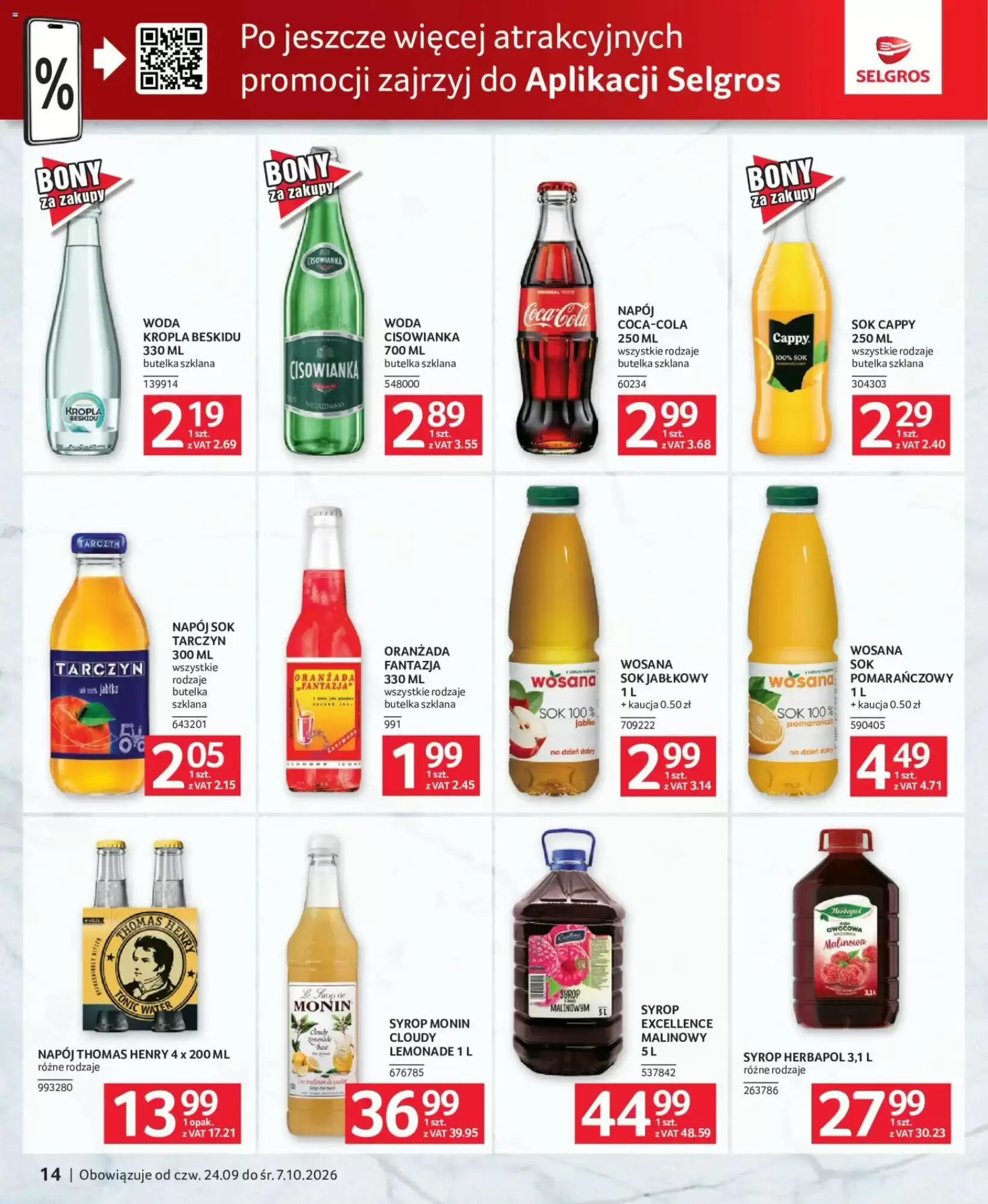 Gazetka promocyjna Selgros  ważna od 24.09.2026 - Strona 14.