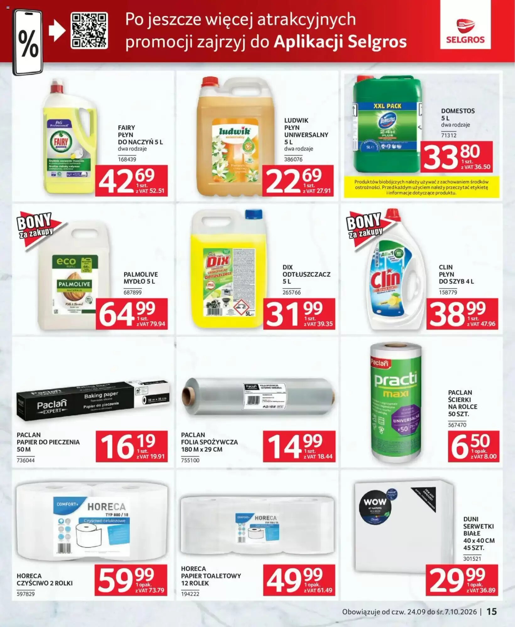 Gazetka promocyjna Selgros  ważna od 24.09.2026 - Strona 15.