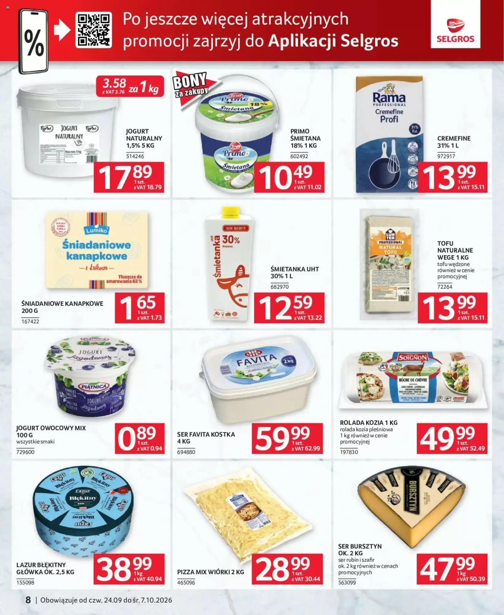 Gazetka promocyjna Selgros  ważna od 24.09.2026 - Strona 8.